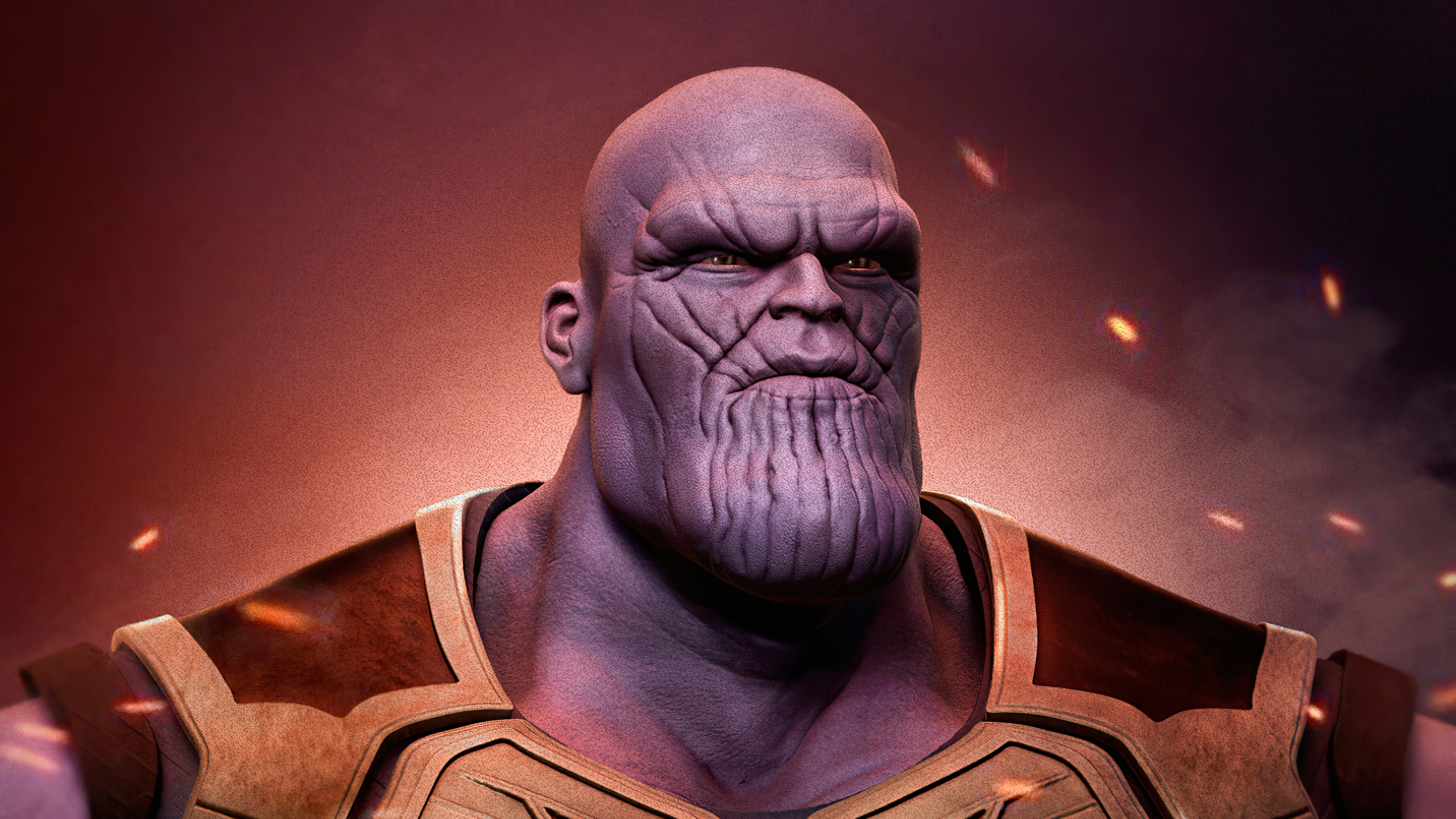 thanos the mad titan fanart 4k 1616956547