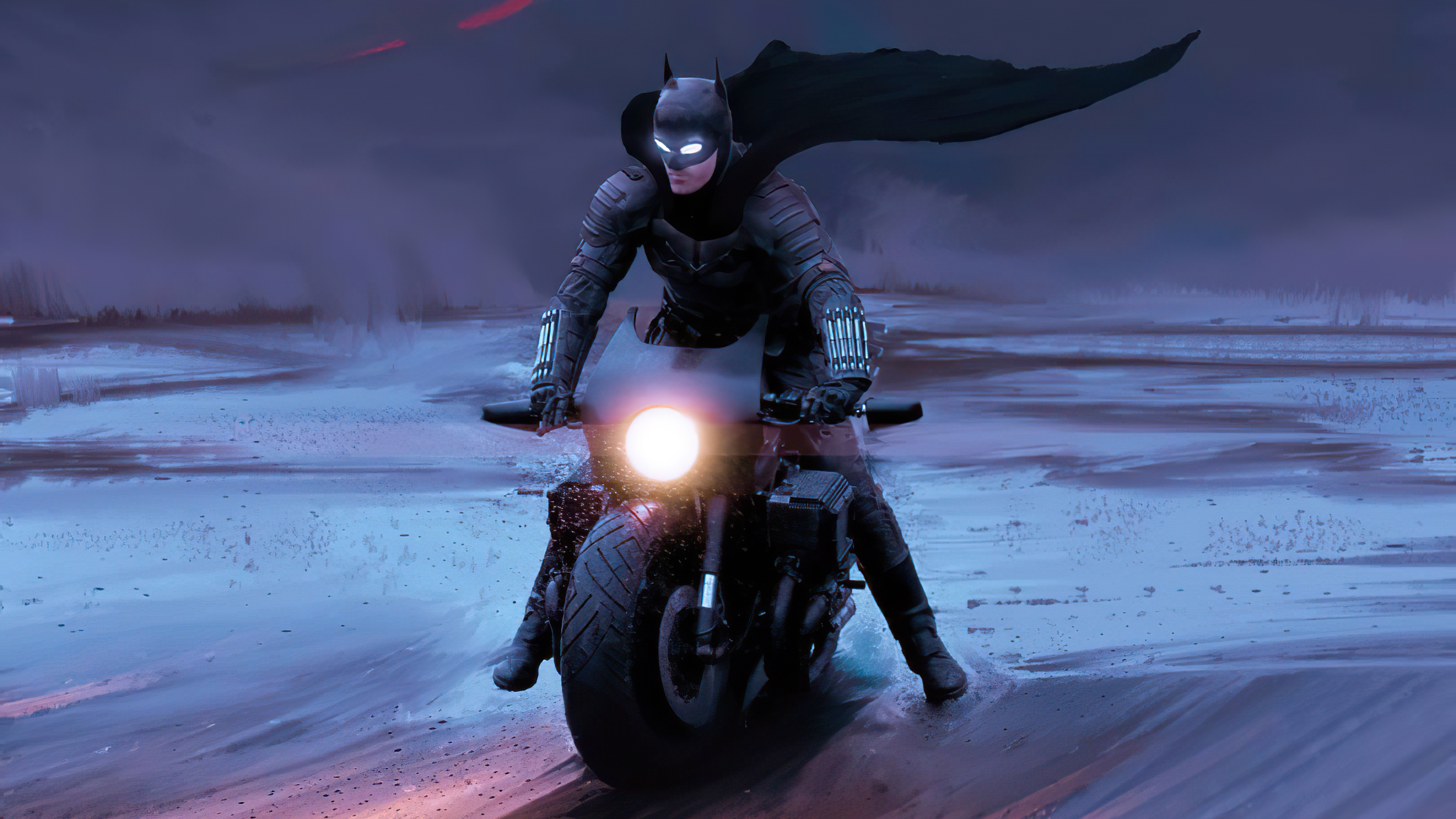 the batman batcycle 4k 1616956946