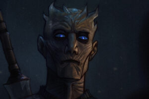 the night king glowing eyes fan art 4k 1615203824