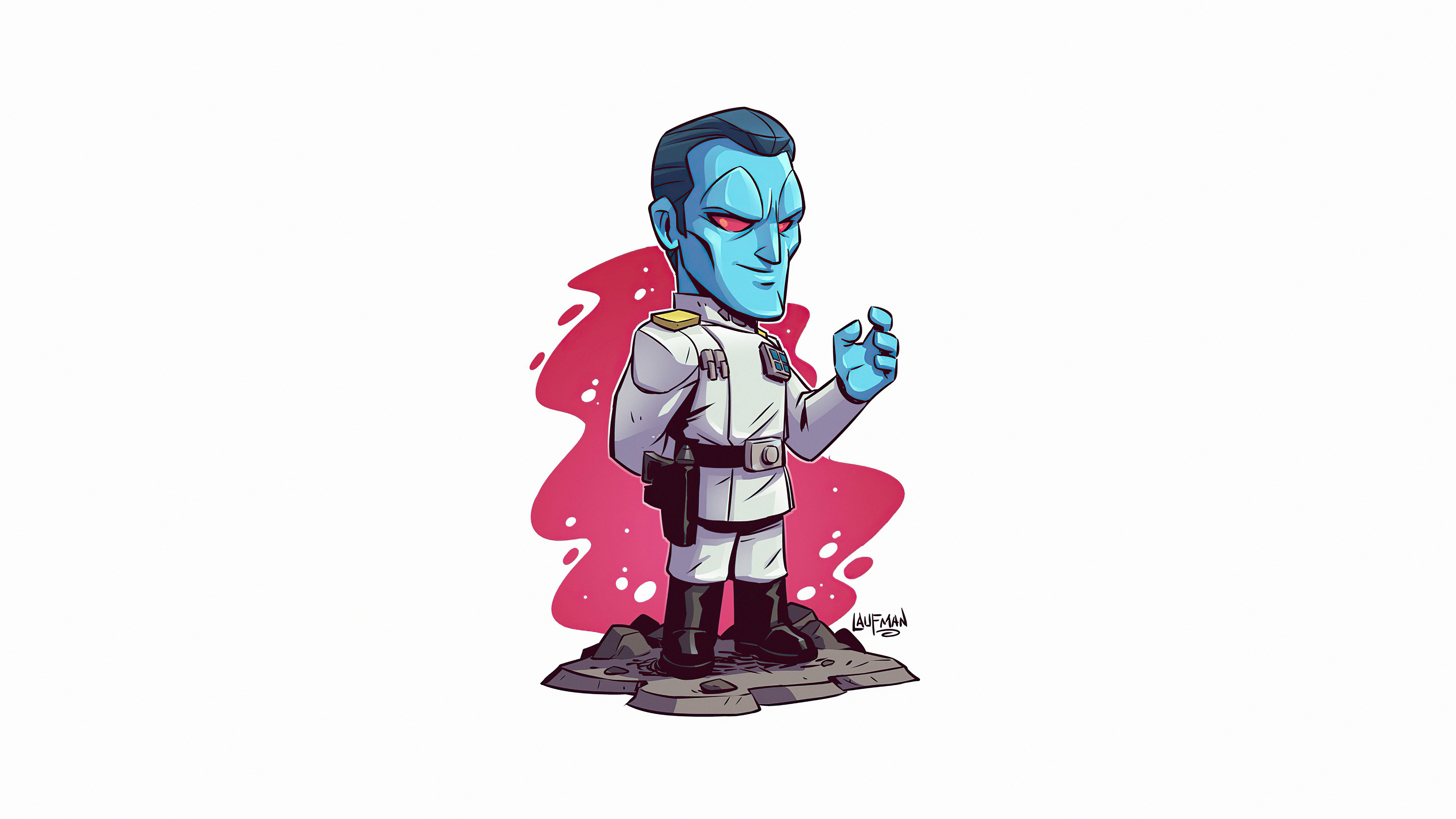 thrawn star wars minimal 4k 1615194581