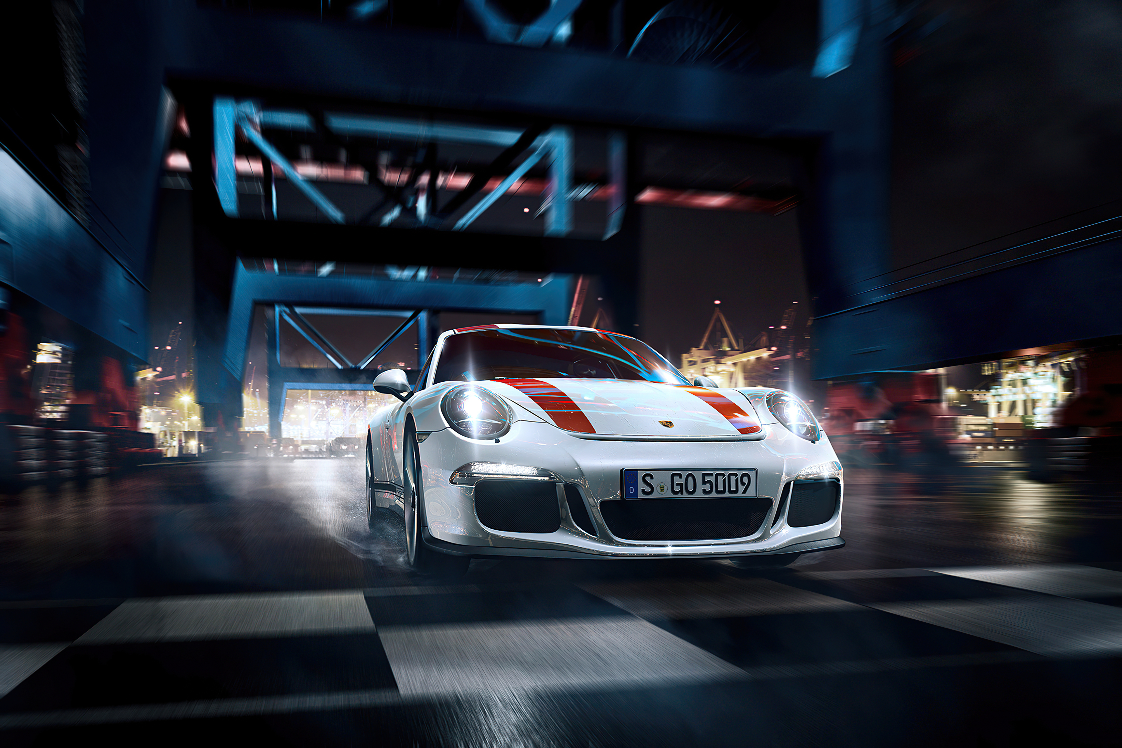 white porsche 918 4k 1614626928