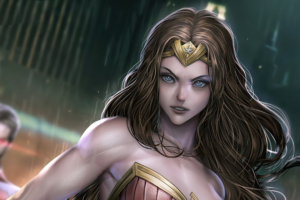 wonder woman trinity fanart 4k 1616954096