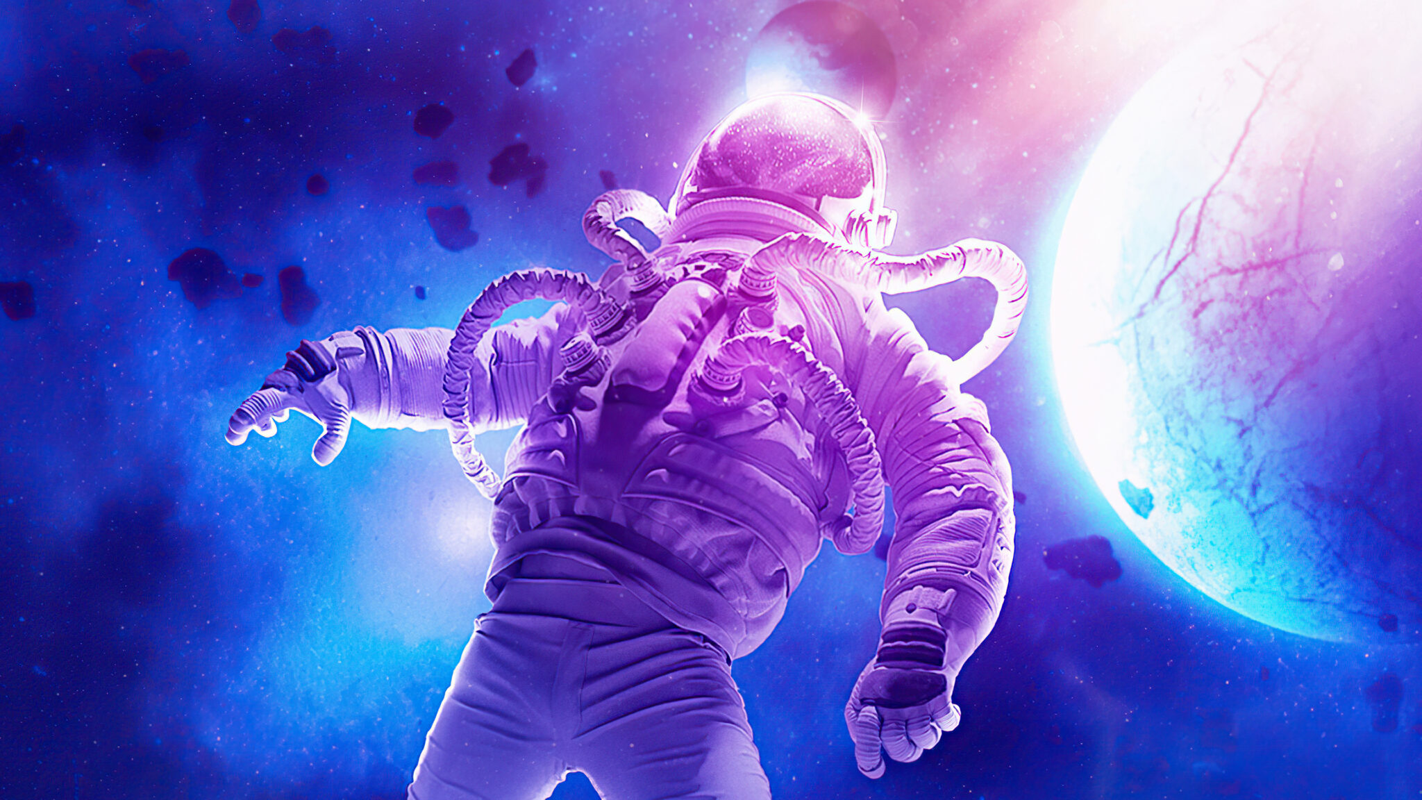 Astronaut In Another Universe 4k