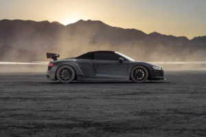 audi r8 dry lake 4k 1618922046