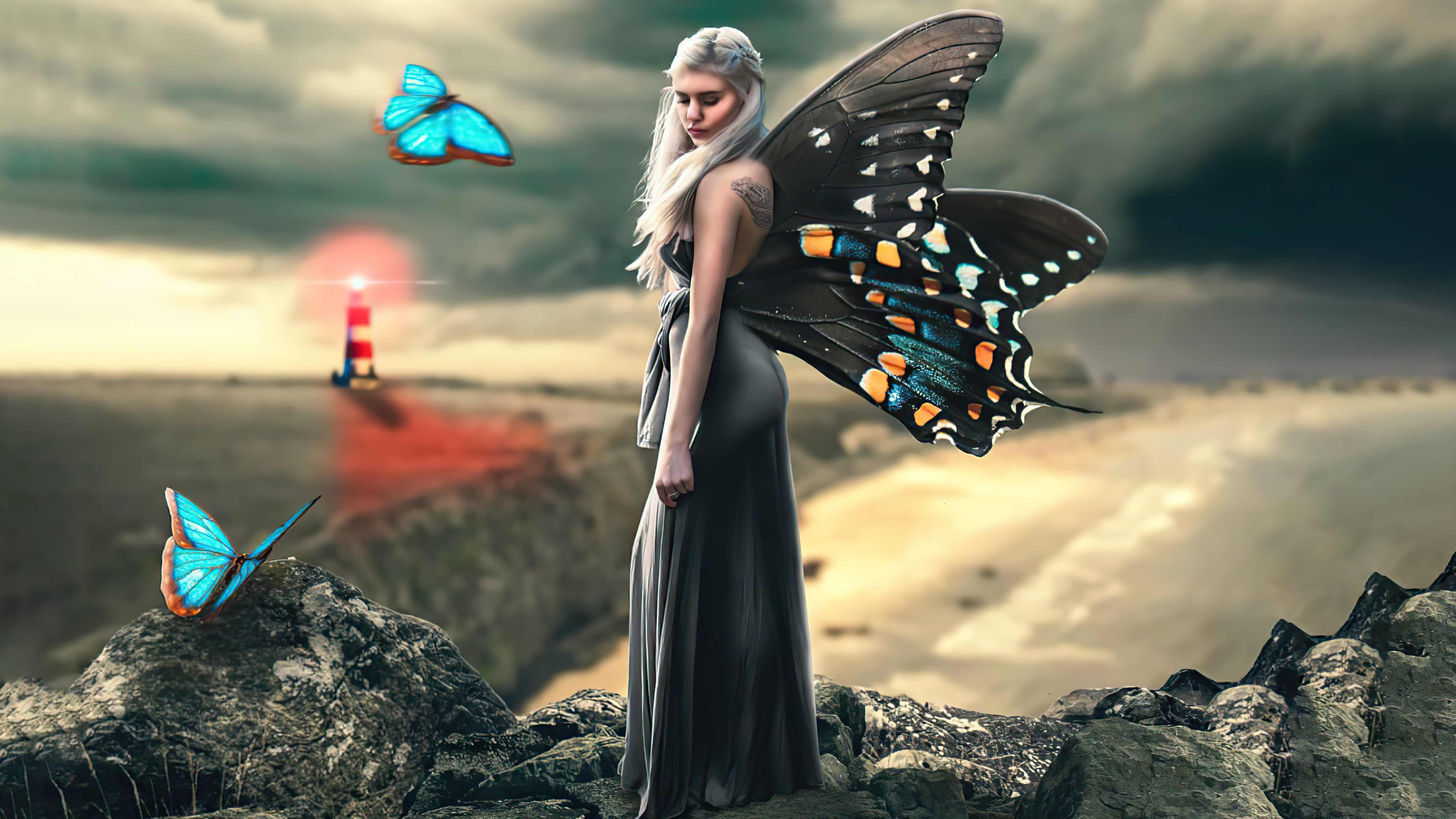 butterfly queen fairy 4k 1618132771