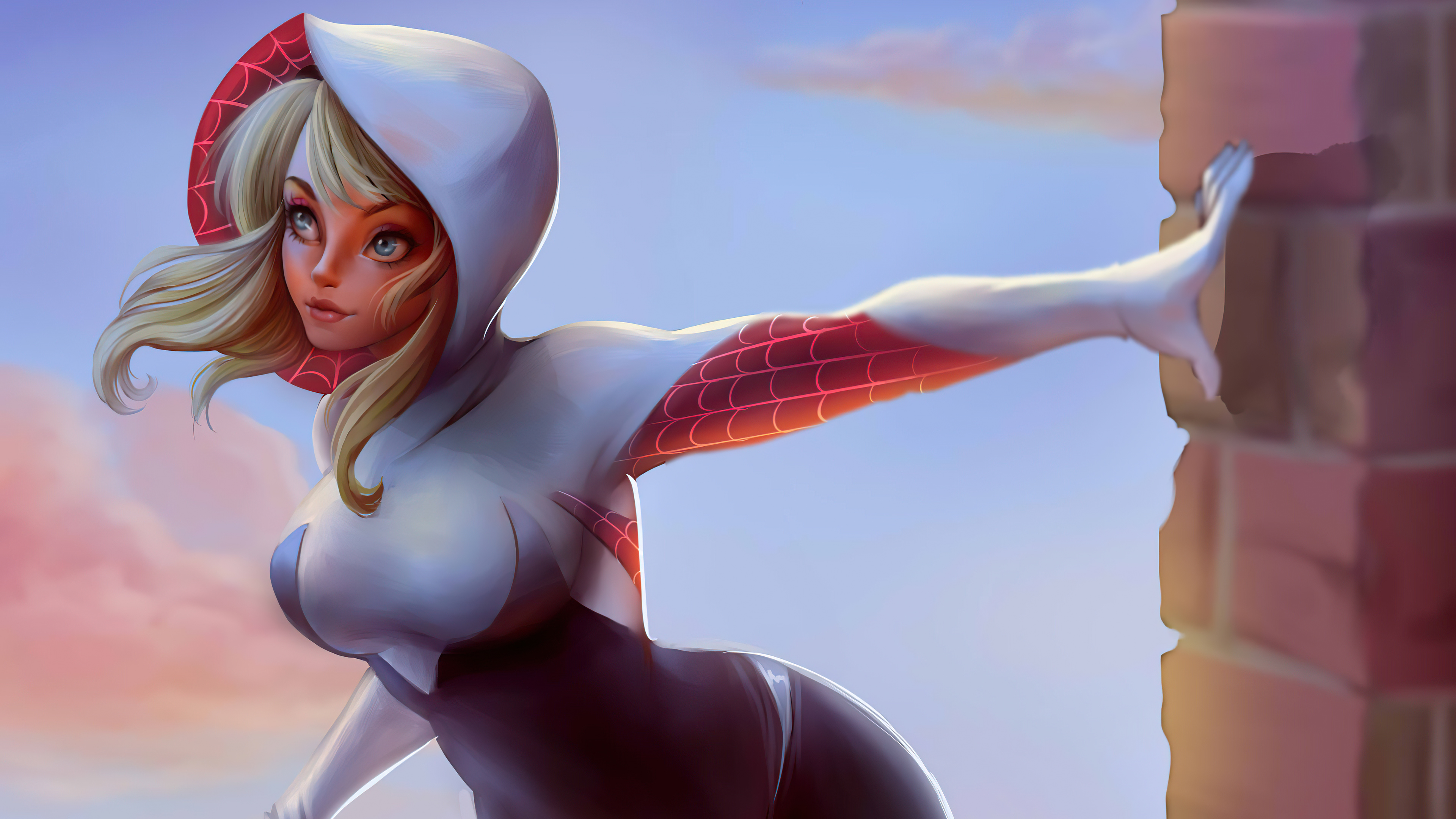 gwen stacy no mask 4k 1619215238