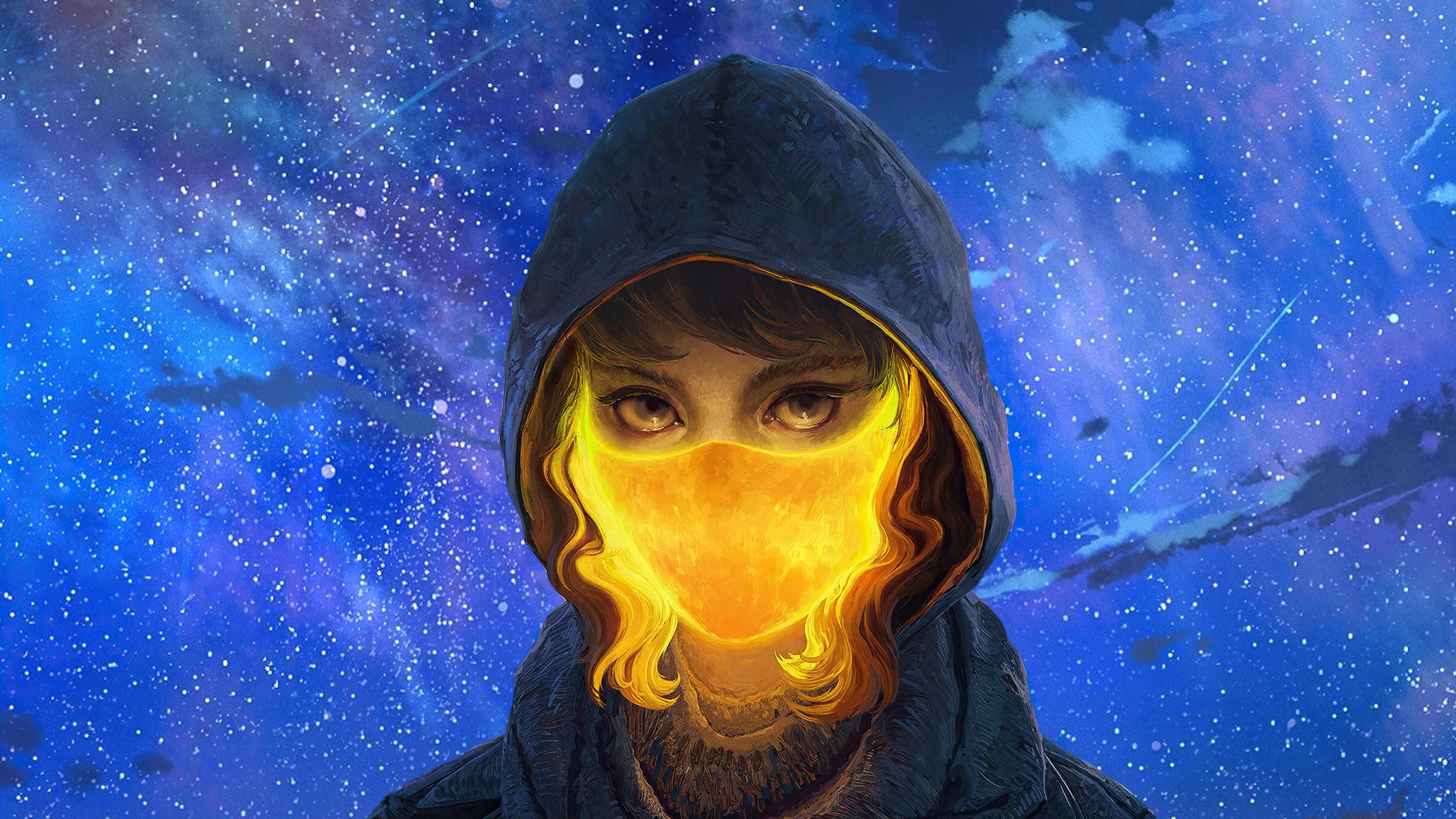 hoodie fire mask 4k 1618132242