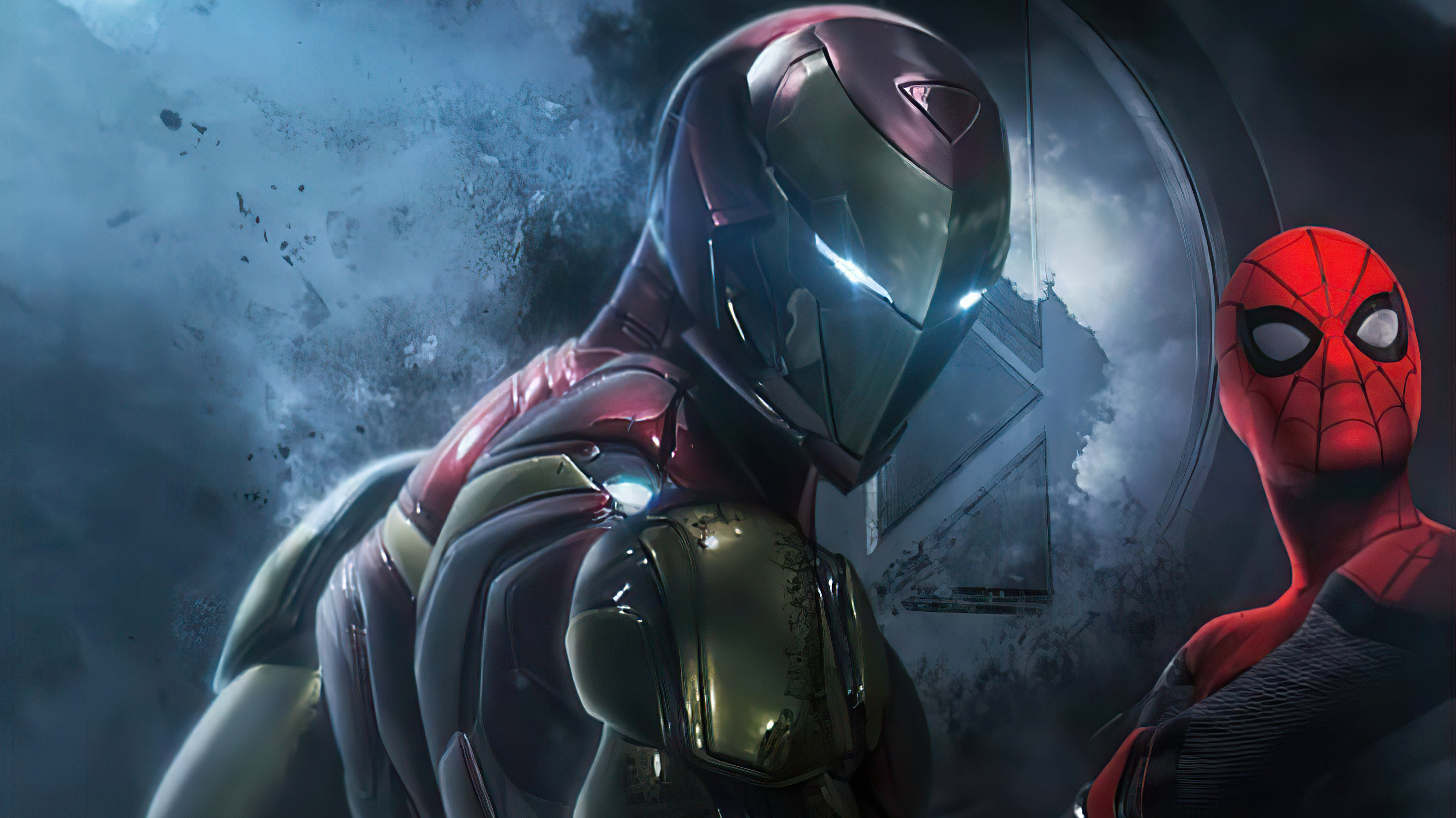 Wallpaper 4k Iron Man And Spider 4k Wallpaper