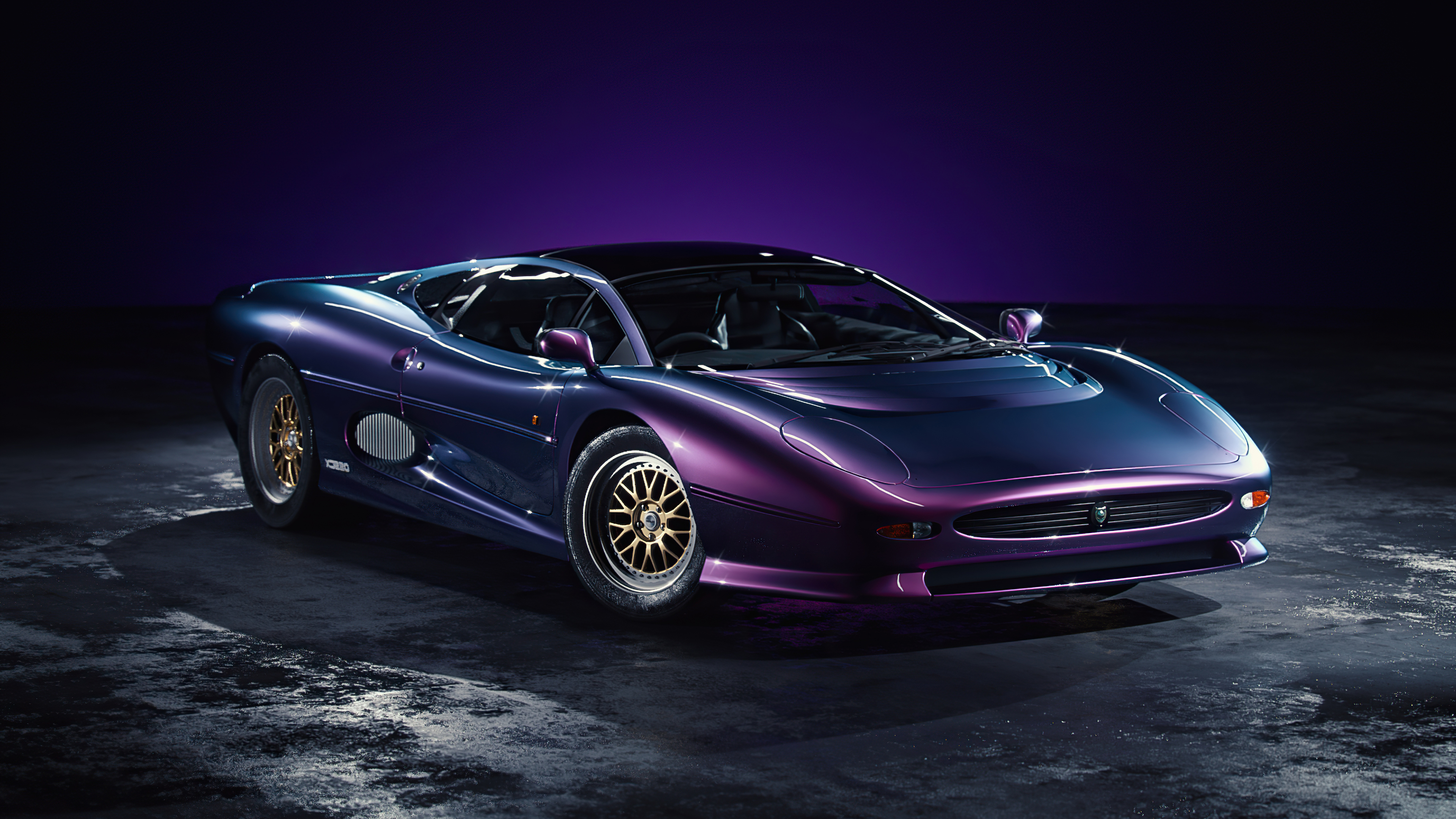 jaguar xj220 purple 4k 1618920903