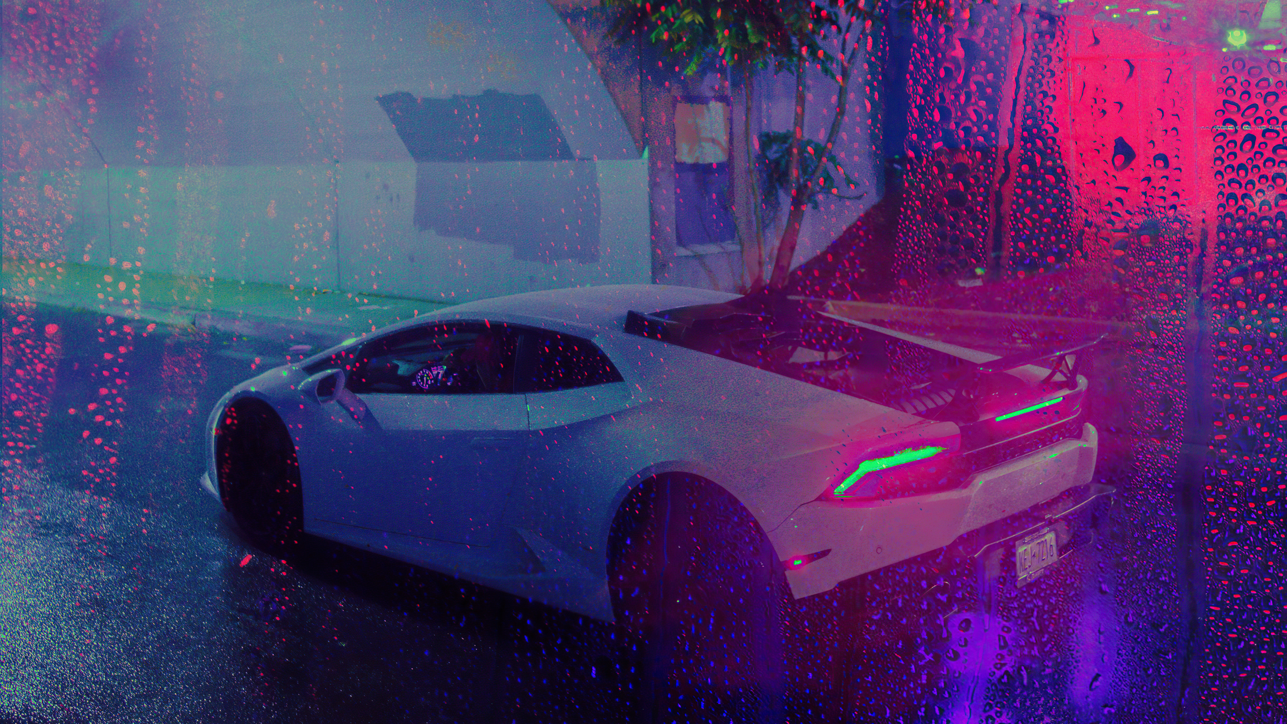 lambo double exposure 4k 1618923081