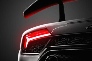 lamborghini tail light glowing 4k 1618920903