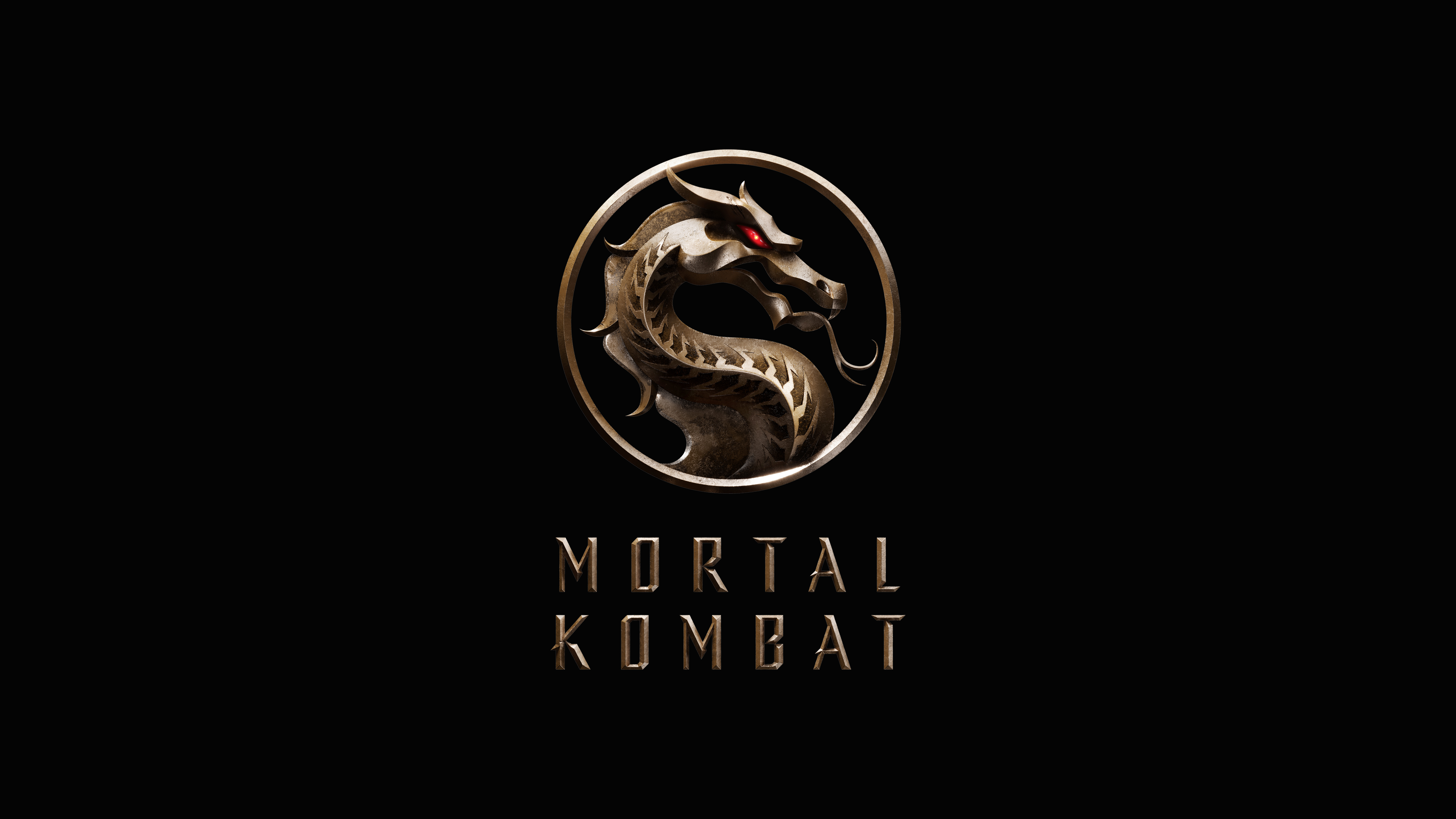 mortal kombat movie logo 4k 1618165496