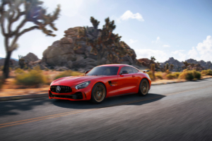 red mercedes benz amg gt r 4k 1618920051