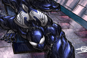 symbiote spidey climbing wall 4k 1619216532