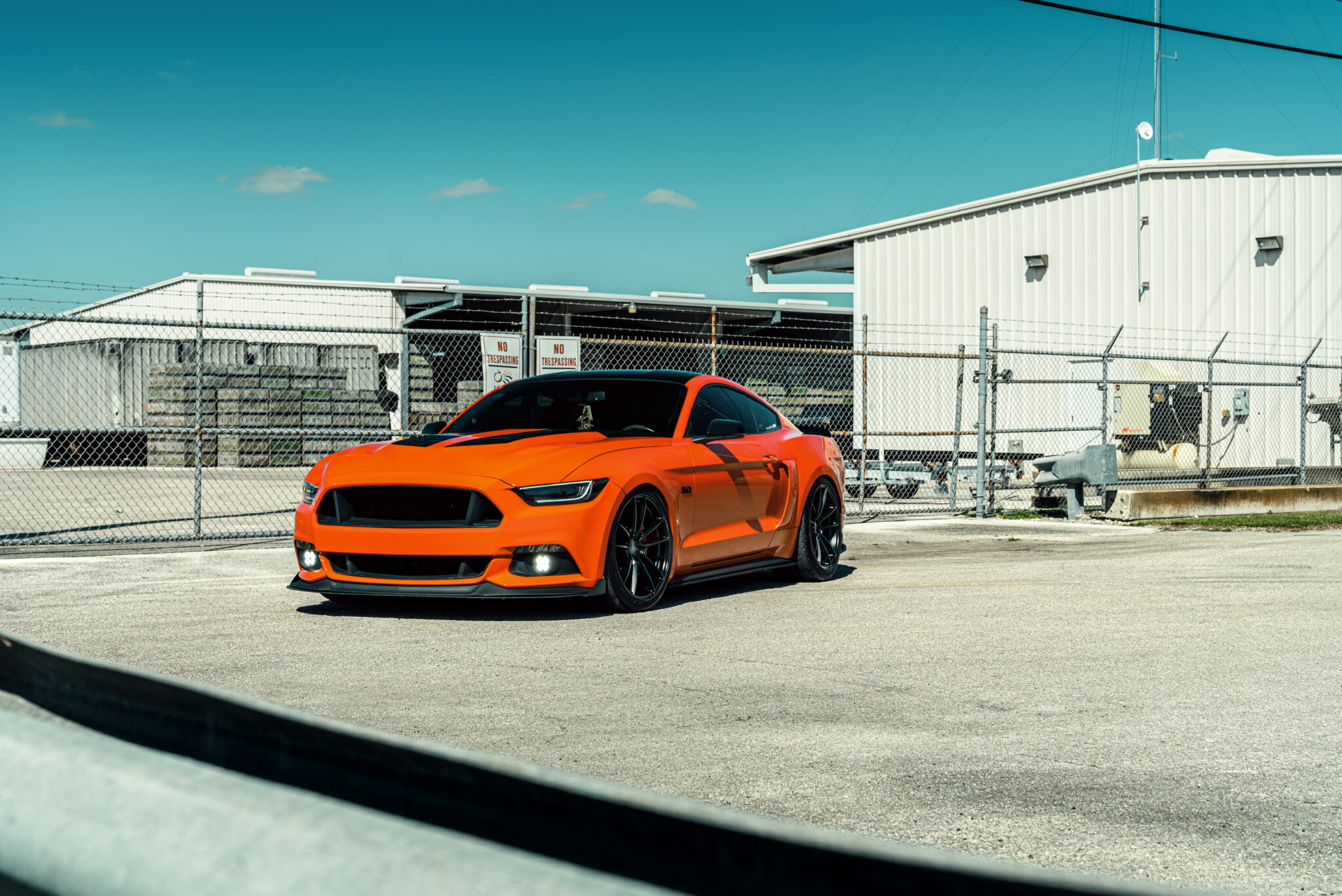 Velgen Wheels Orange Mustang 4k