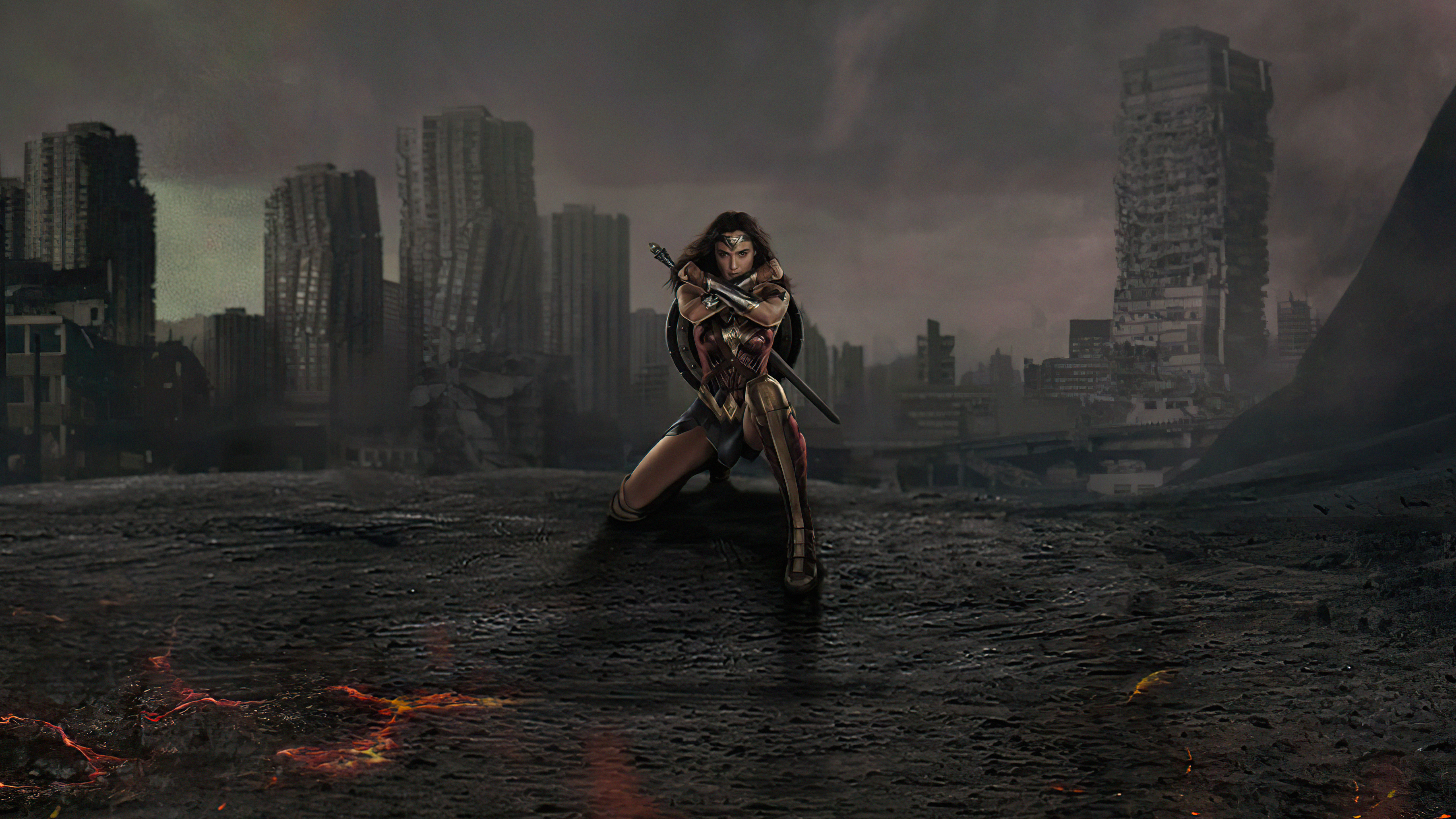 wonder woman the warrior of justice league 4k 1617449355