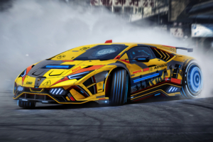 lambo tron drifting 4k 1620167814