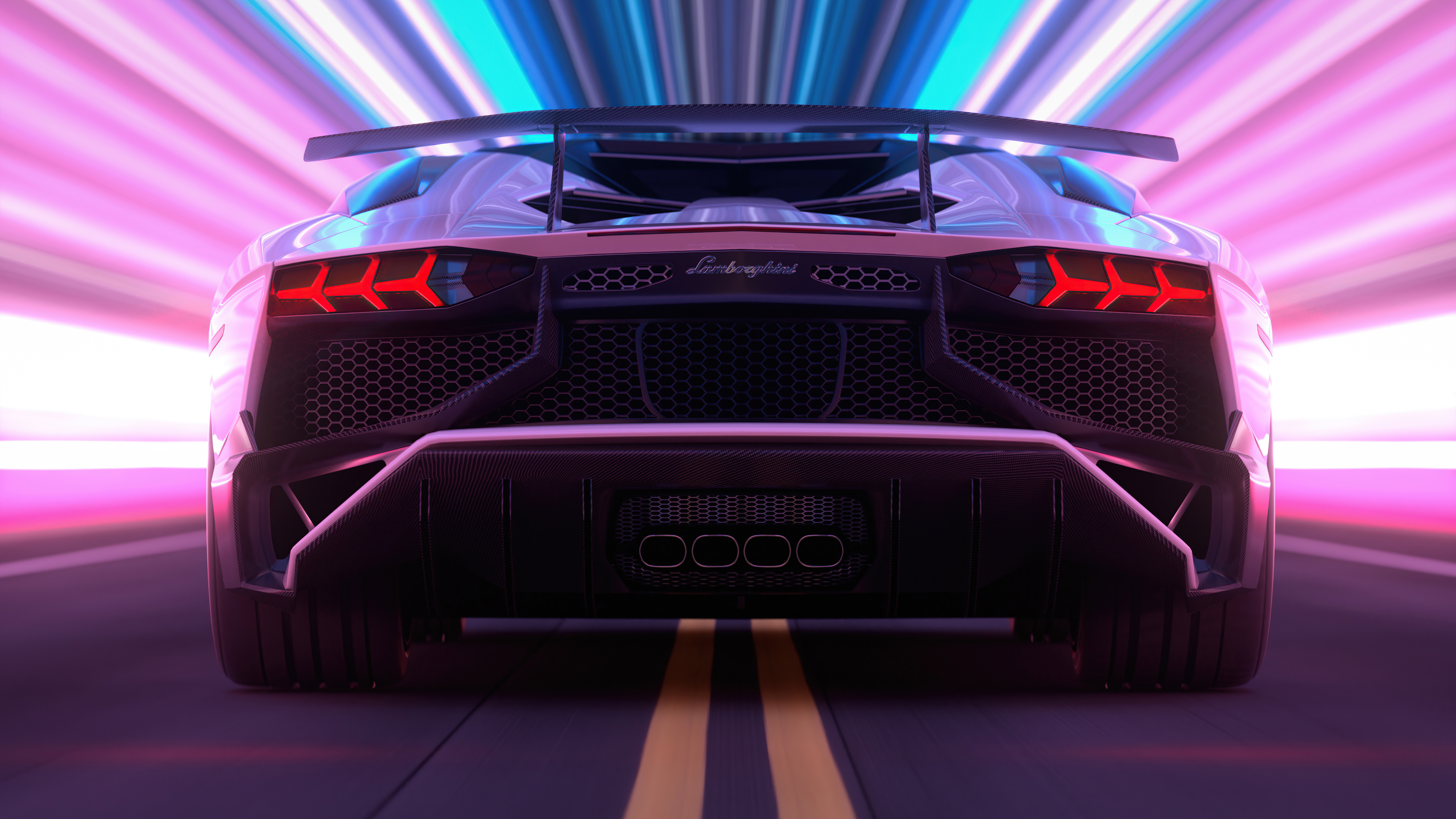 lamborghini aventador retro 4k 1620167218