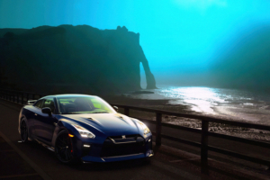 nissan gtr on highway 4k 1620167814