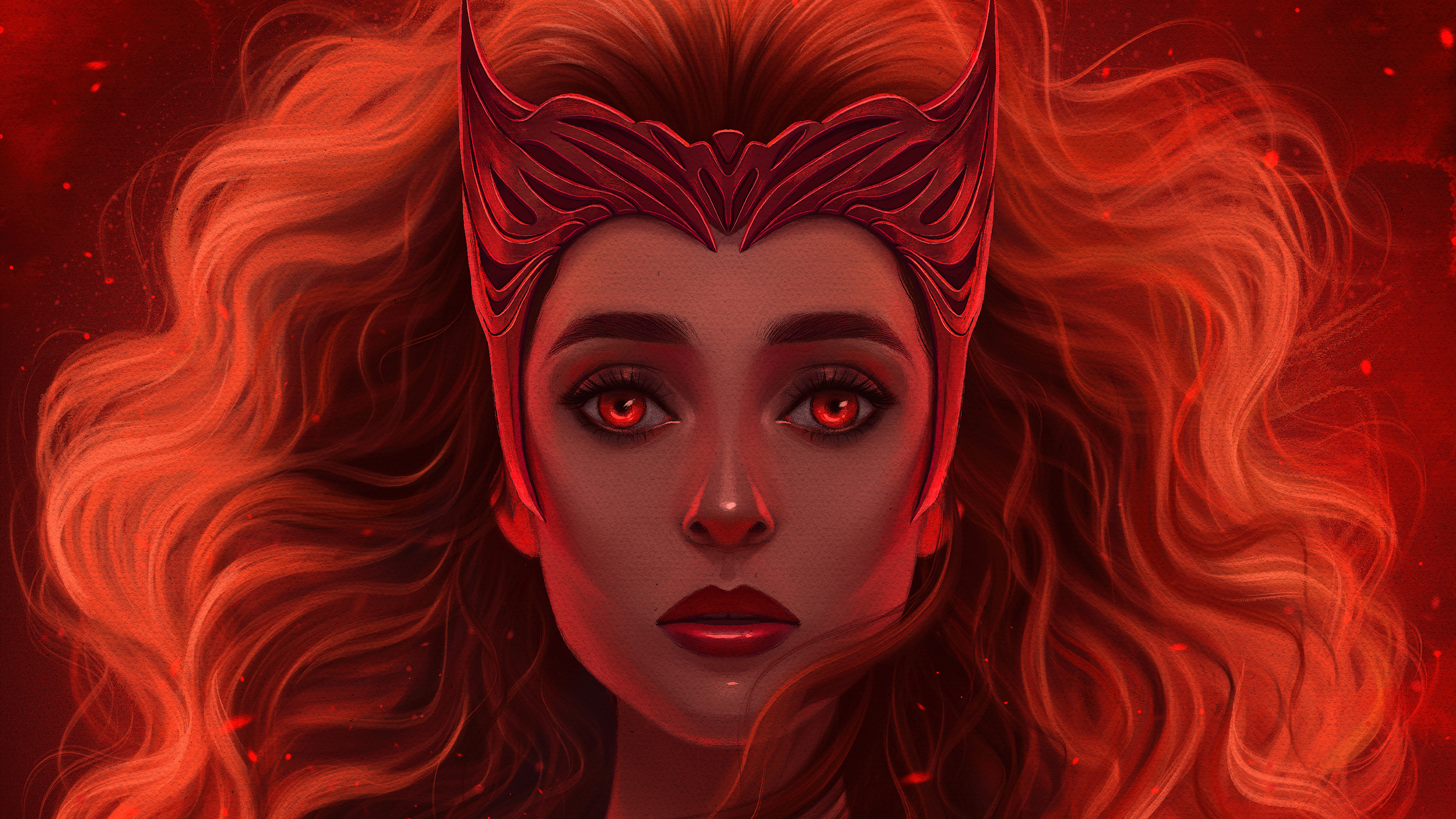 scarletwitch fanart 4k 1627767087