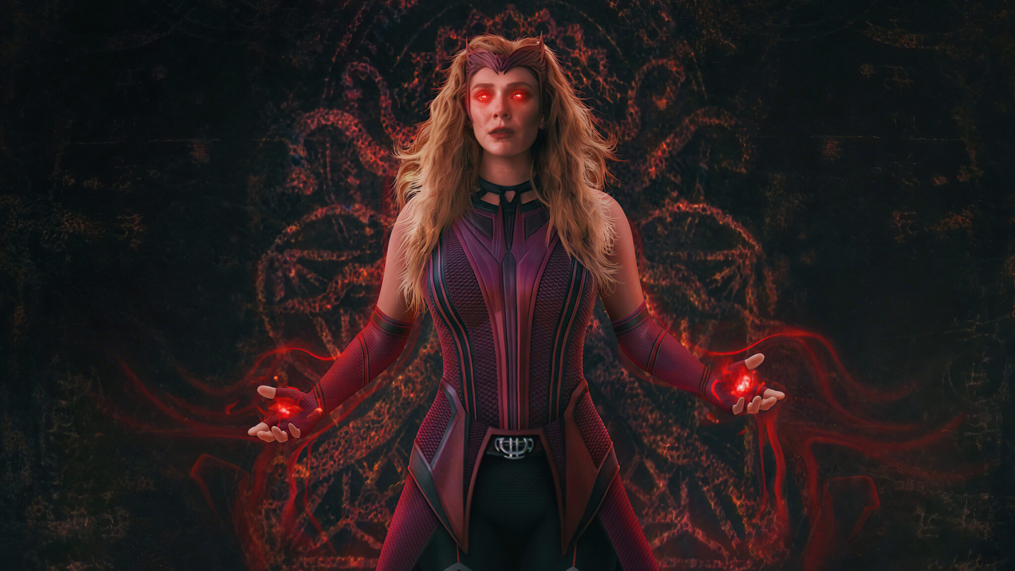 Wanda Vision Scarlet Witch 4k 