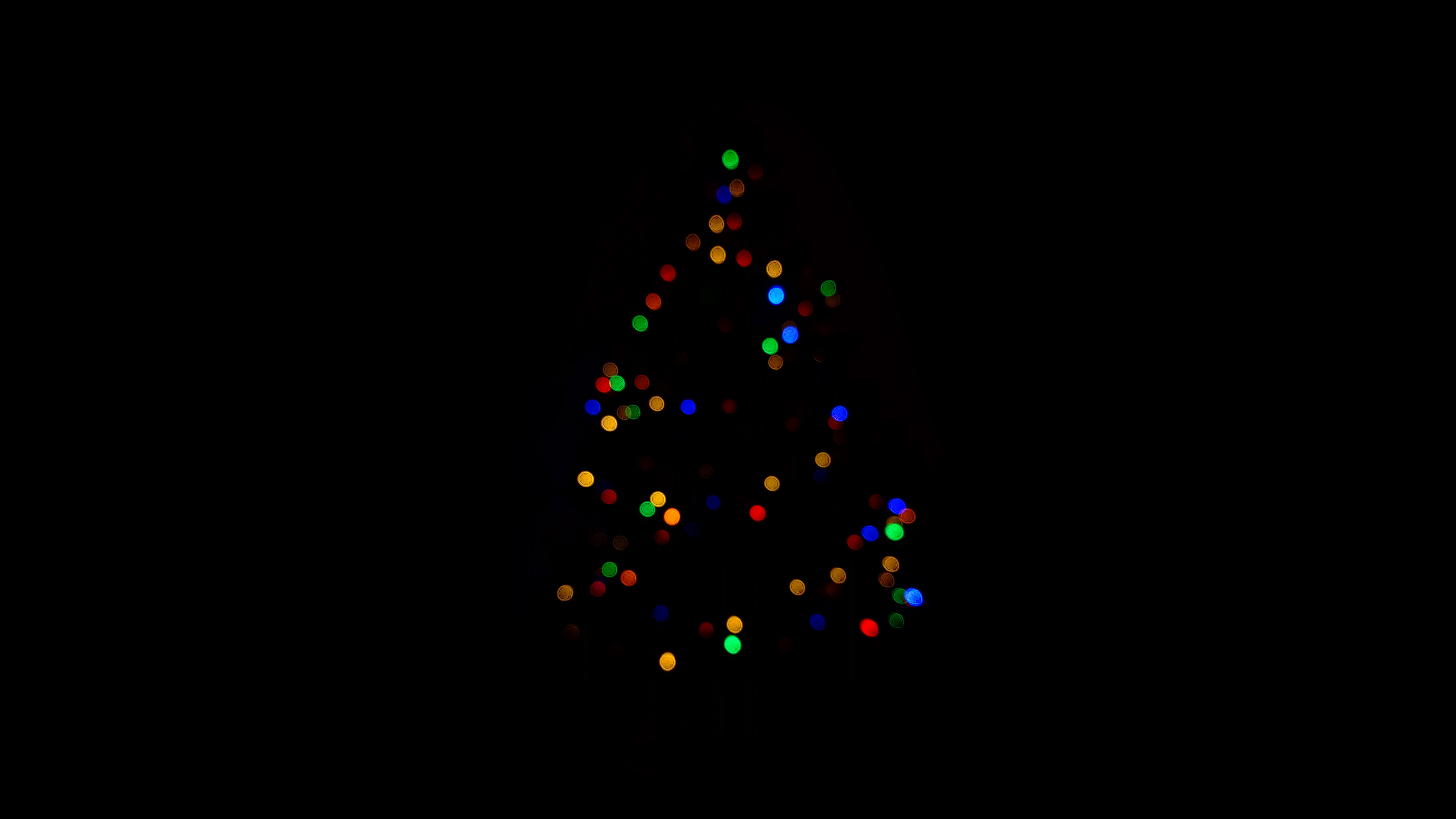 christmas tree minimalism dark 4k 1629229313