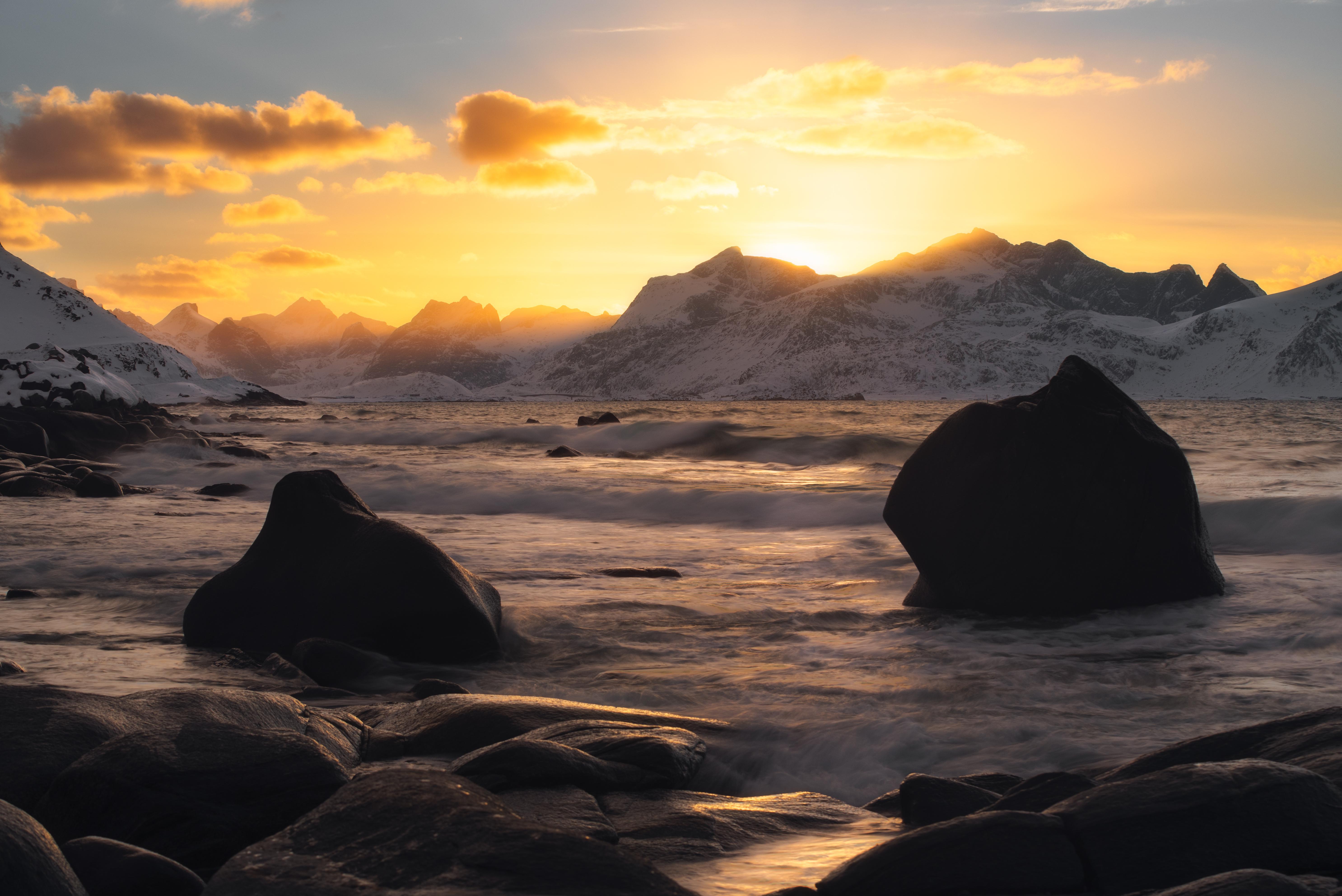 colourful sunset in northern norway 4k 1630079636