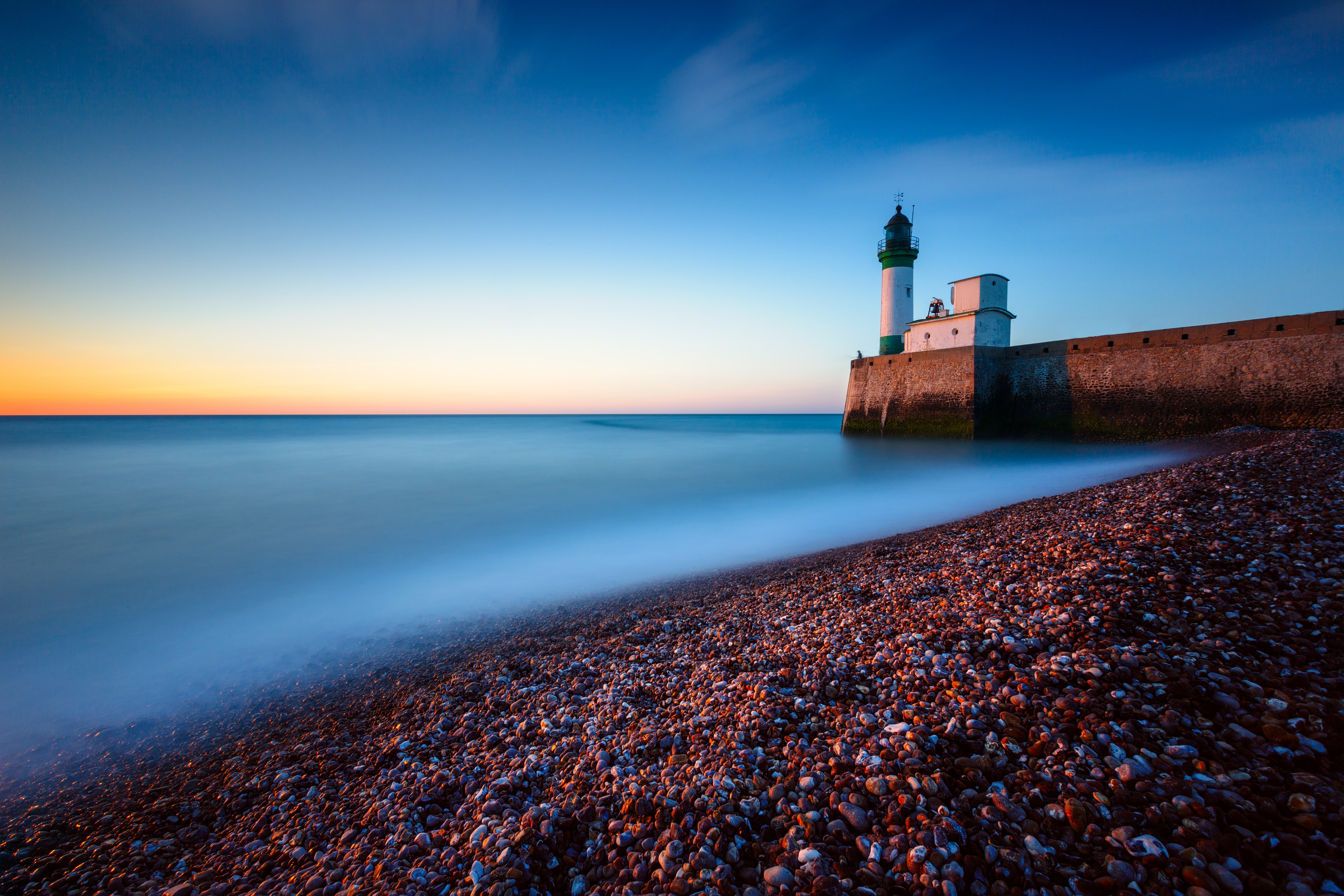 concrette stones lighthouse 4k 1630079702