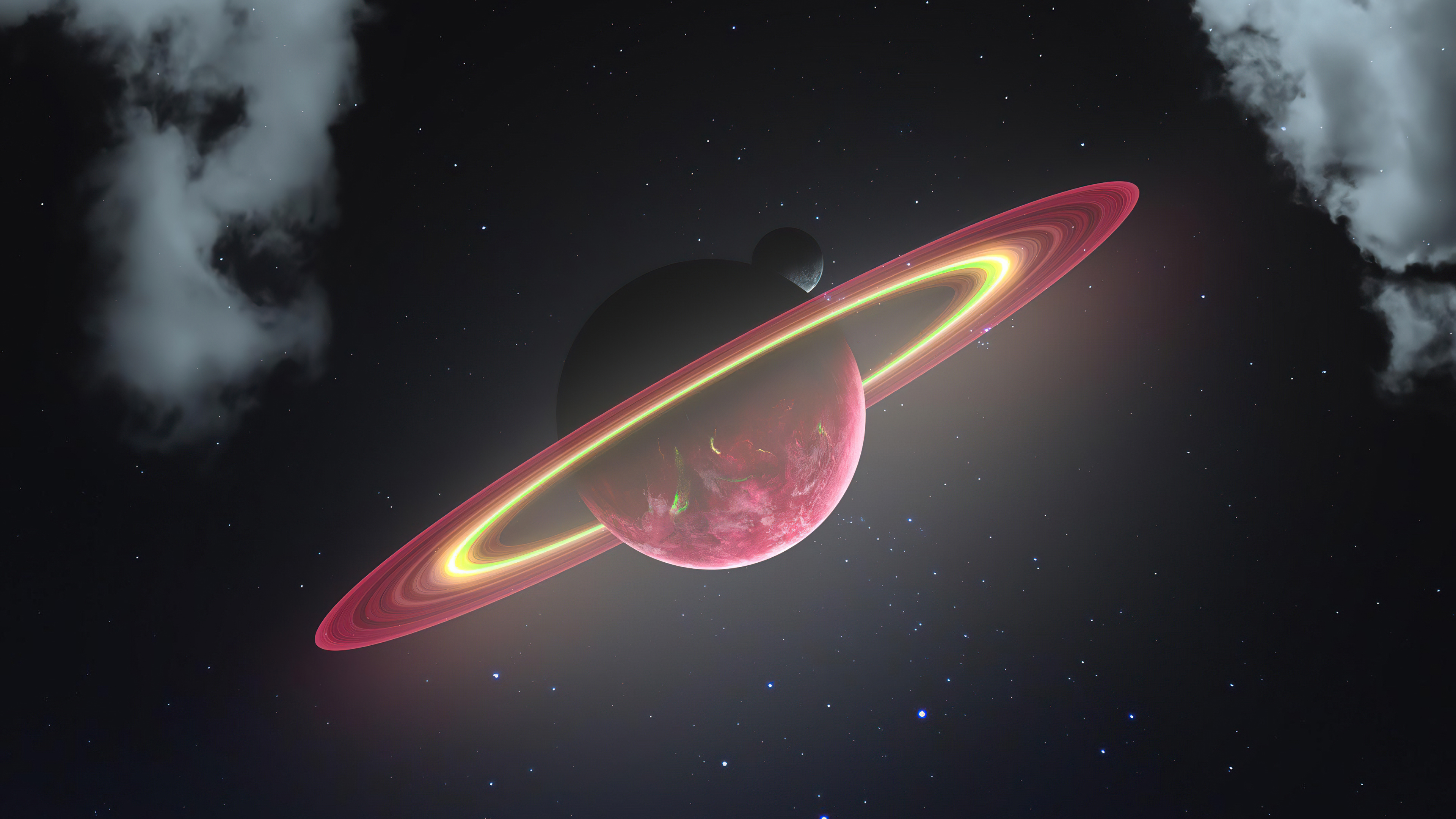 deep space ring planet 4k 1629254744