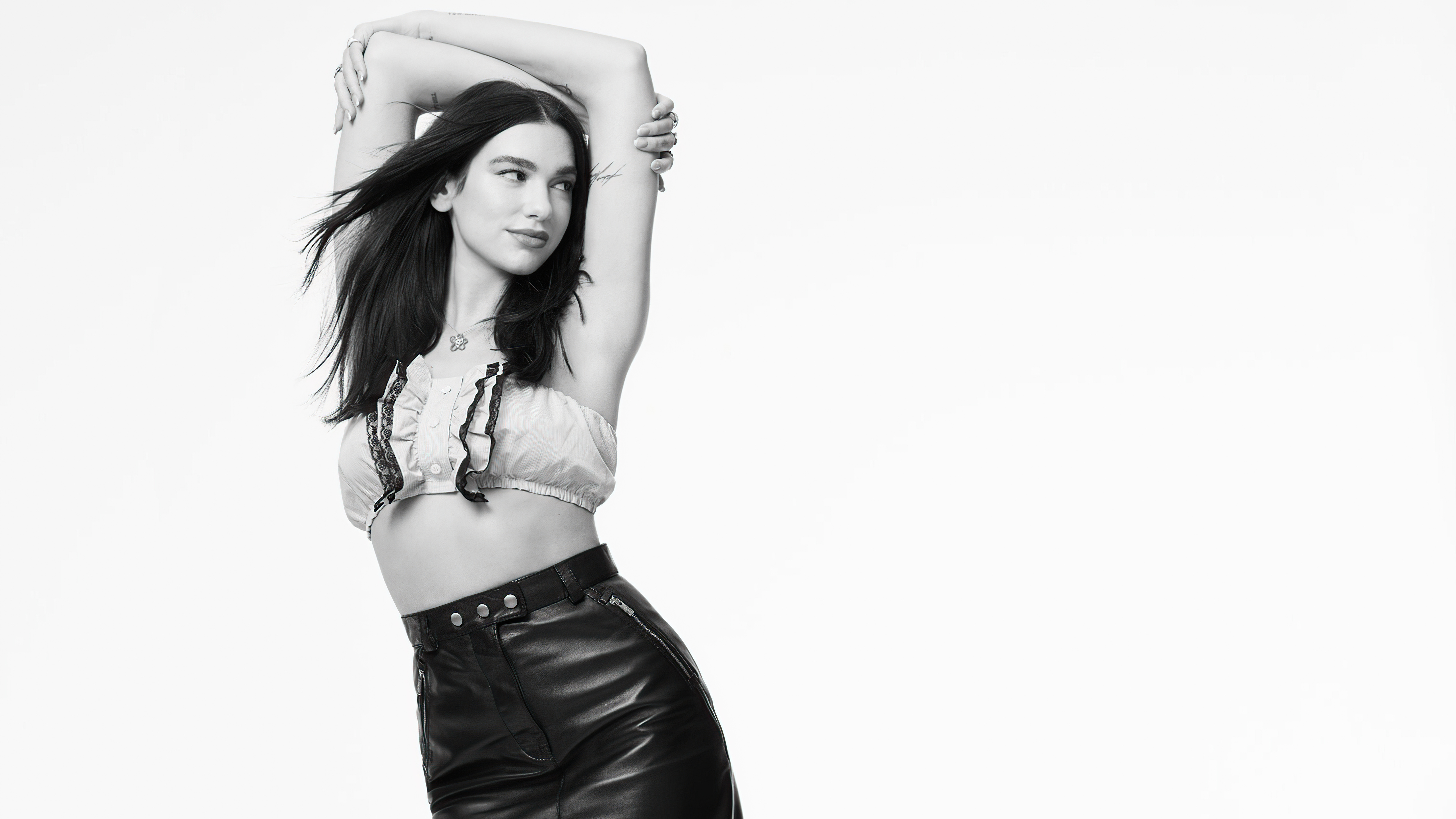 dua lipa billboard monochrome 4k 1629936057