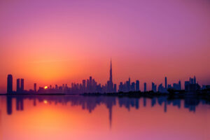 dubai city silhouette 4k 1629228077