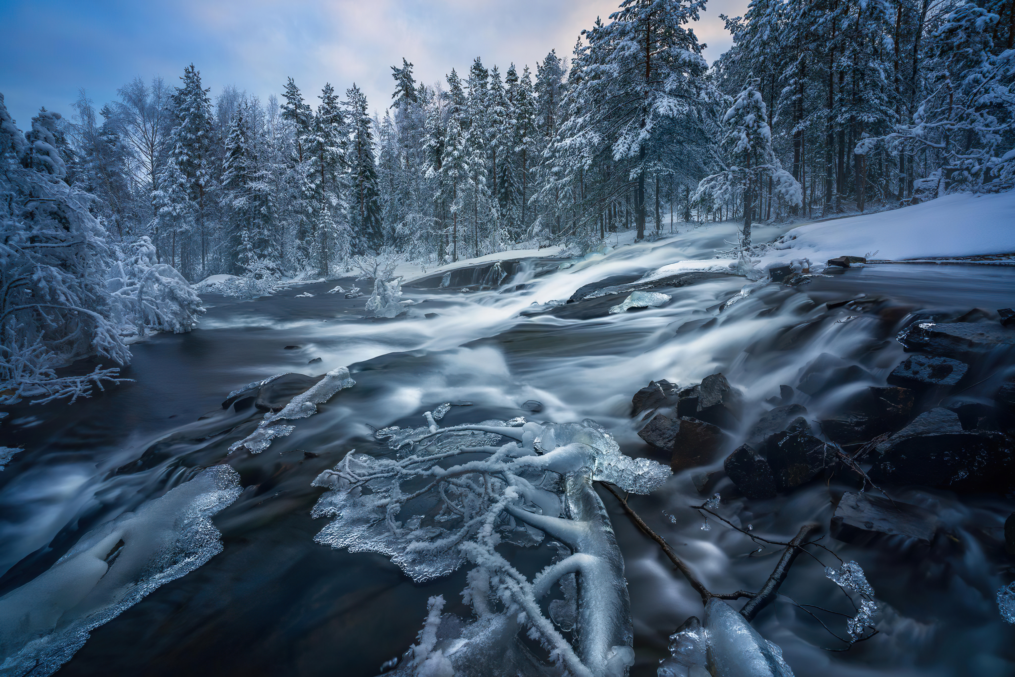 ringerike norway water flow 4k 1630079533