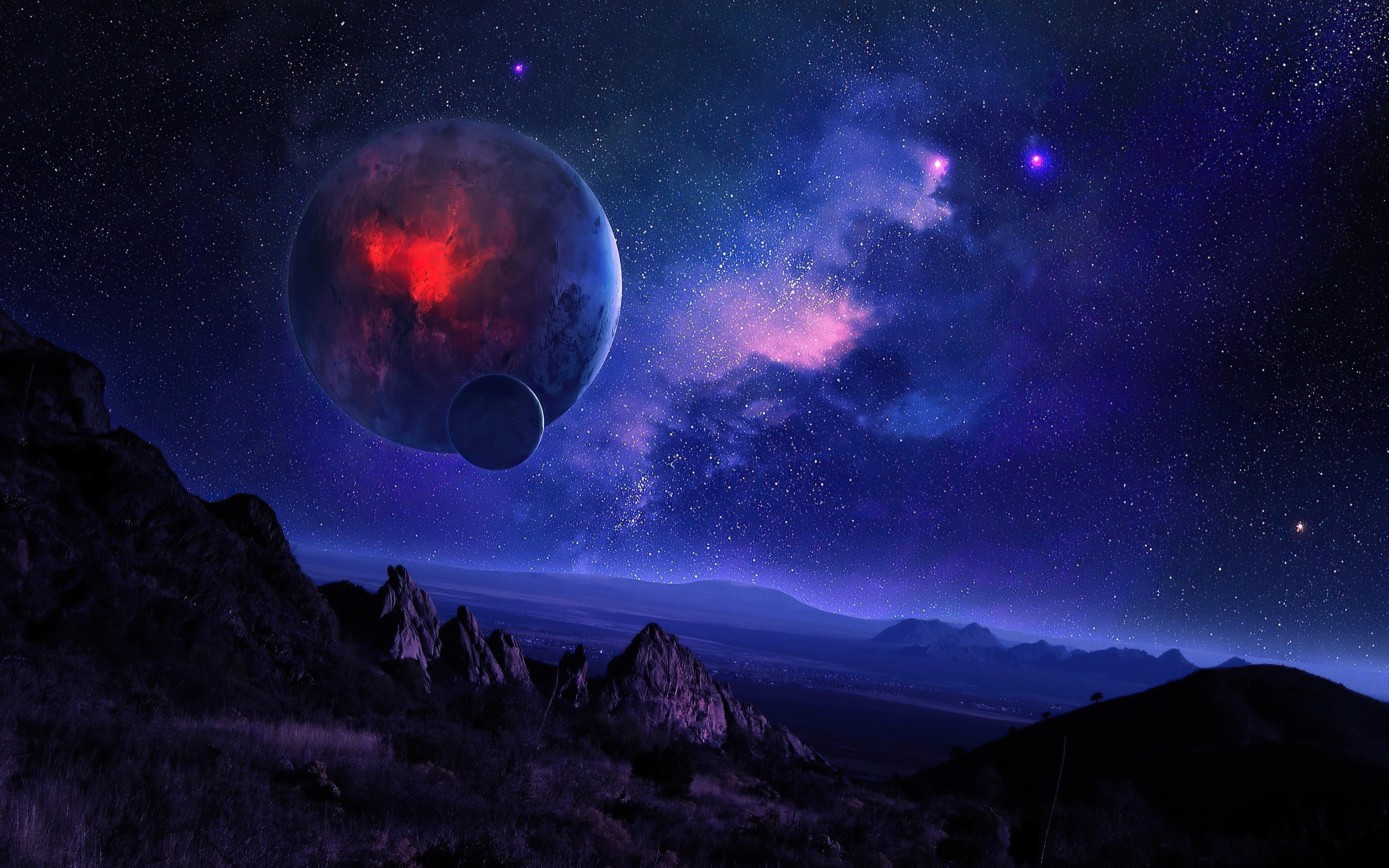 space art planet 4k 1629254717