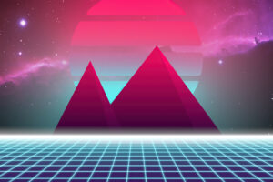 retrowave pyramid in space 4k 1634170967