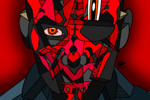 darth maul facet minimal 4k 1637425284