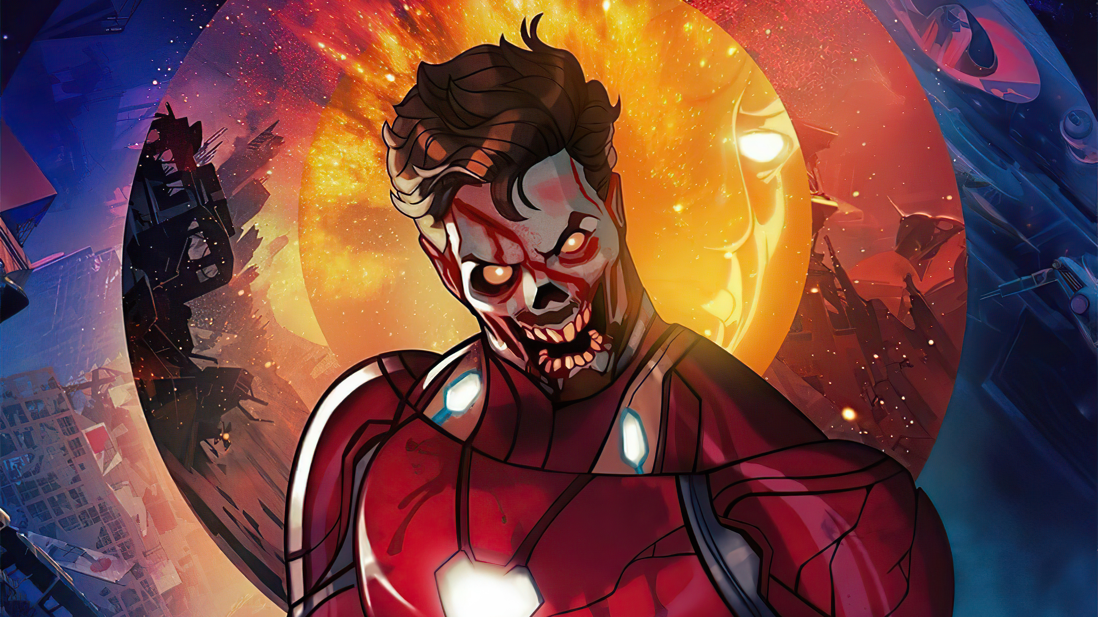 iron man x zombie what if 4k 1642255689