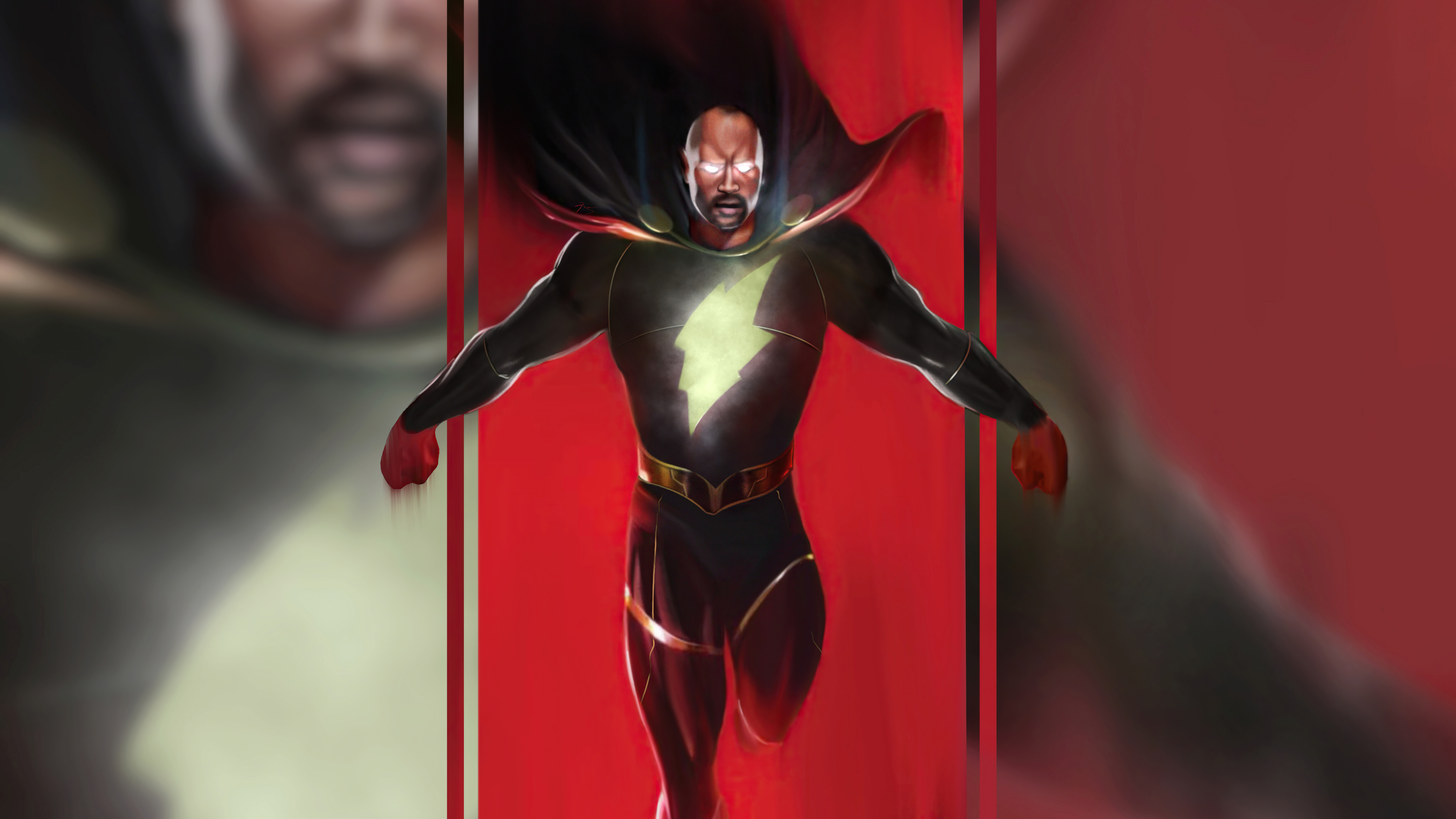 black adam character illustration 4k 1644787759