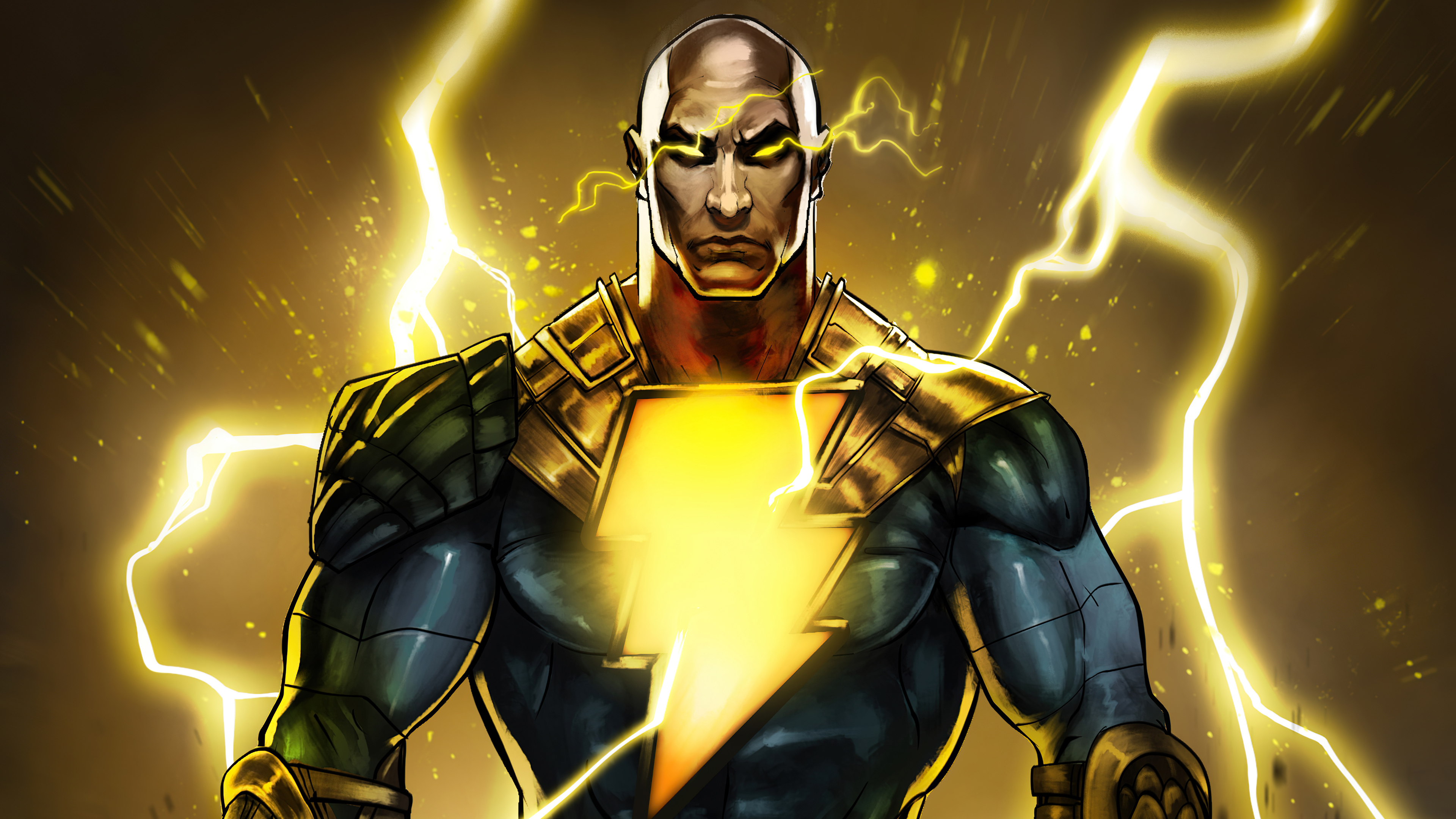 black adam dc fandom fanart 4k 1645750553