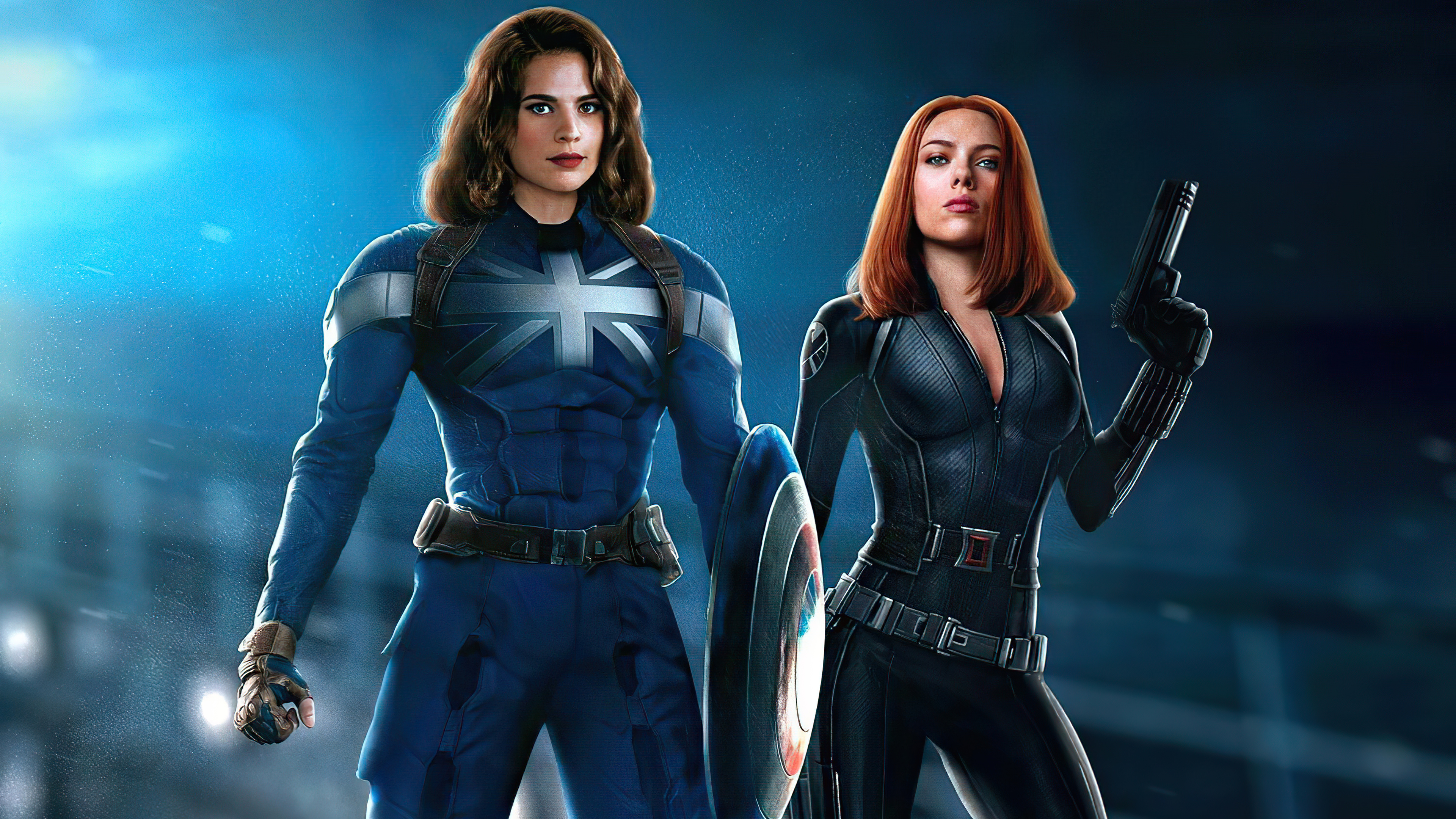 captain carter and black widow 4k 1645750193