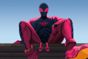 miles morales spiderman cover art 4k 1644787806