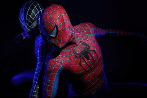 spiderman black and red 4k 1645750289