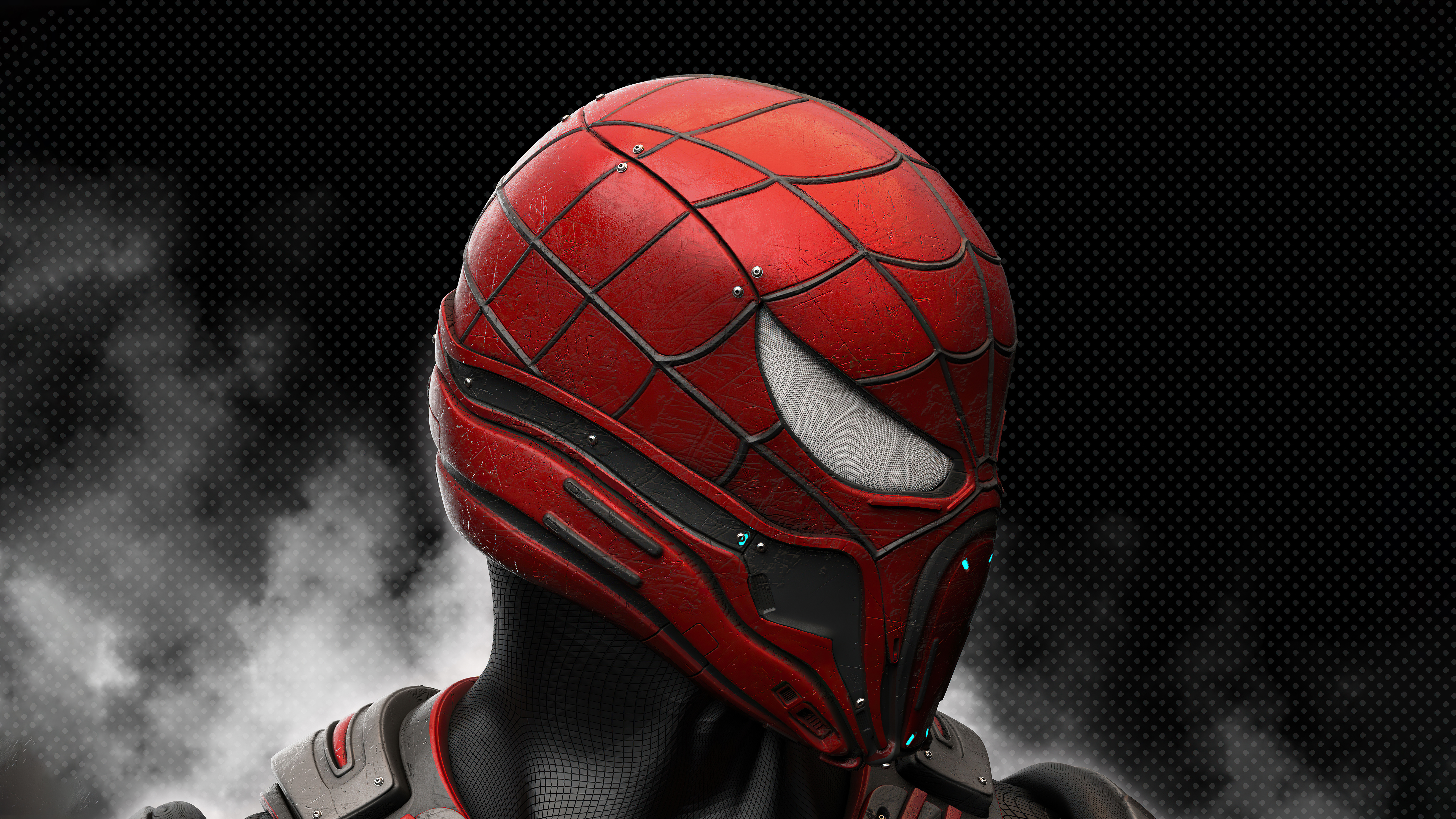 brutal spiderman head 4k 1660480394