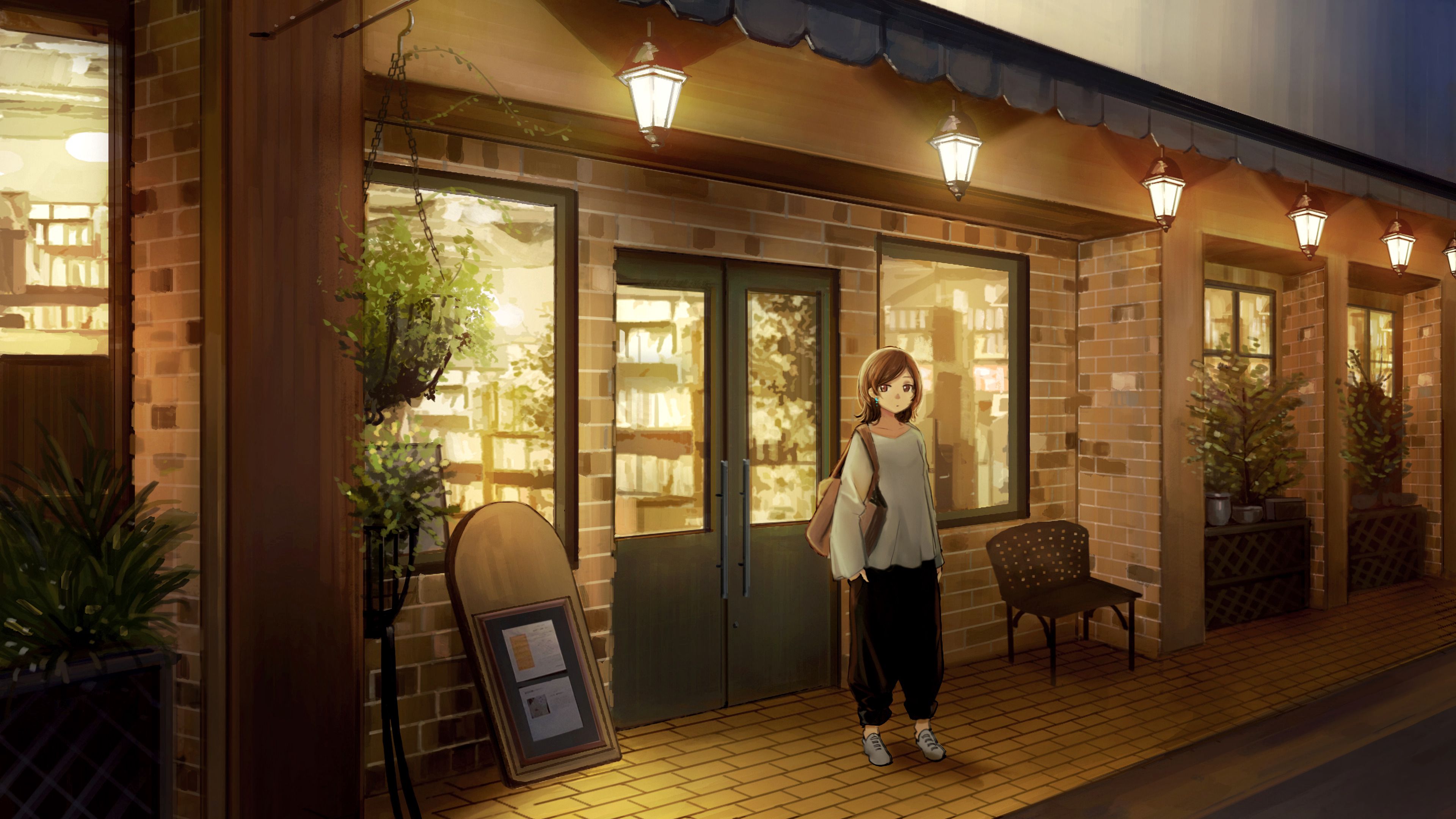 Hình ảnh tuyệt đẹp của quán cafe này sẽ khiến bạn ngất ngây với thiết kế tinh tế và độc đáo. Wallpaper quán cafe mang đến cho bạn cảm giác tràn đầy sức sống, đong đầy niềm đam mê và yêu thích anime. Hãy tải ngay hình nền này và cùng hòa mình vào thế giới anime tuyệt vời của bạn.