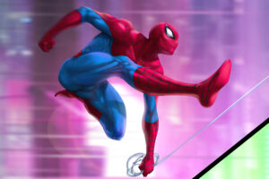 spiderman digital illustration 4k 1660480494