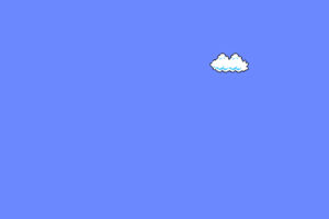 super mario clouds minimal art 4k 1683820042