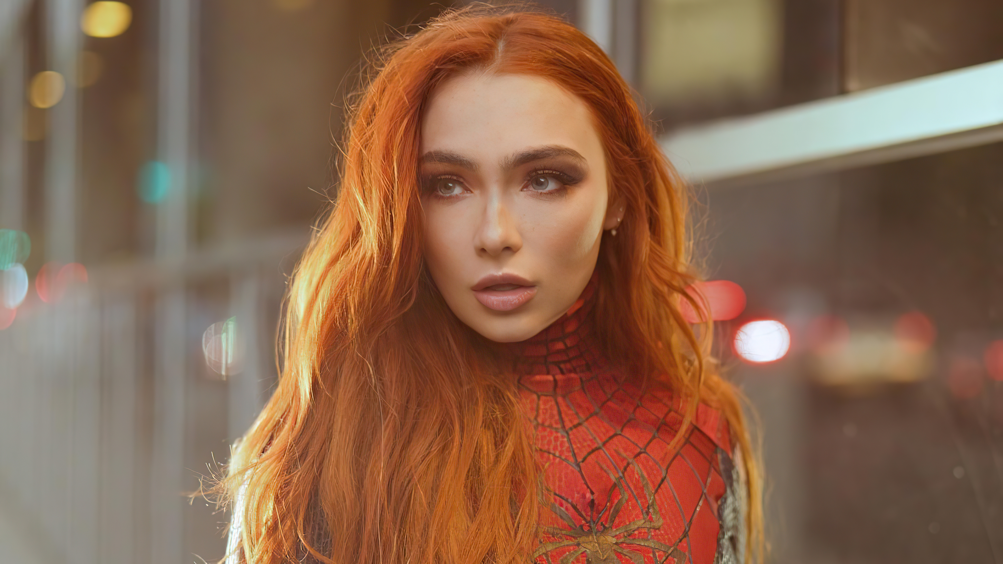 spider girl cosplay 4k 1690559806