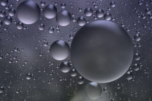 bubbles water round gray 4k 1691686546