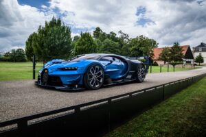 bugatti vision gran turismo blue side 4k 1692268324