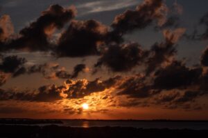 clouds twilight san pedro belize 4k 1692100645