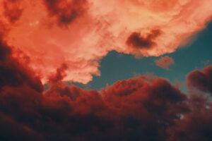 dark red sky twilight 4k walpaper 1692028752